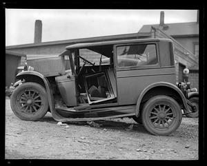 Damaged car