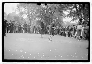 Hopscotch game, Boston Common