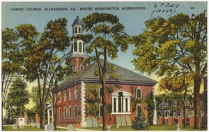 Christ Church, Alexandria, VA., where Washington worshipped