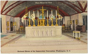 Mary Memorial Altar, National Shrine of the Immaculate Conception, Washington, D. C.