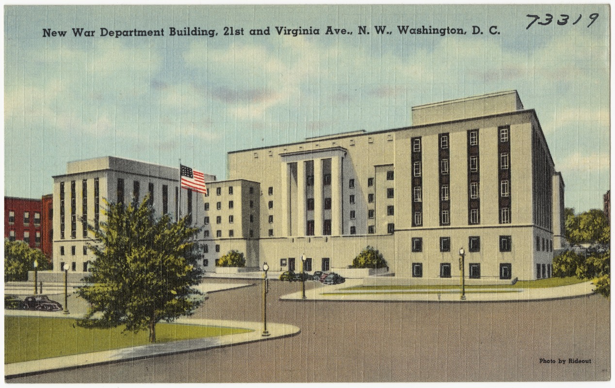 New War Department Building, 21st and Virginia Ave., N. W., Washington, D. C.