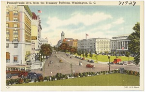 Pennsylvania Ave. from the Treasury Building, Washington, D. C.