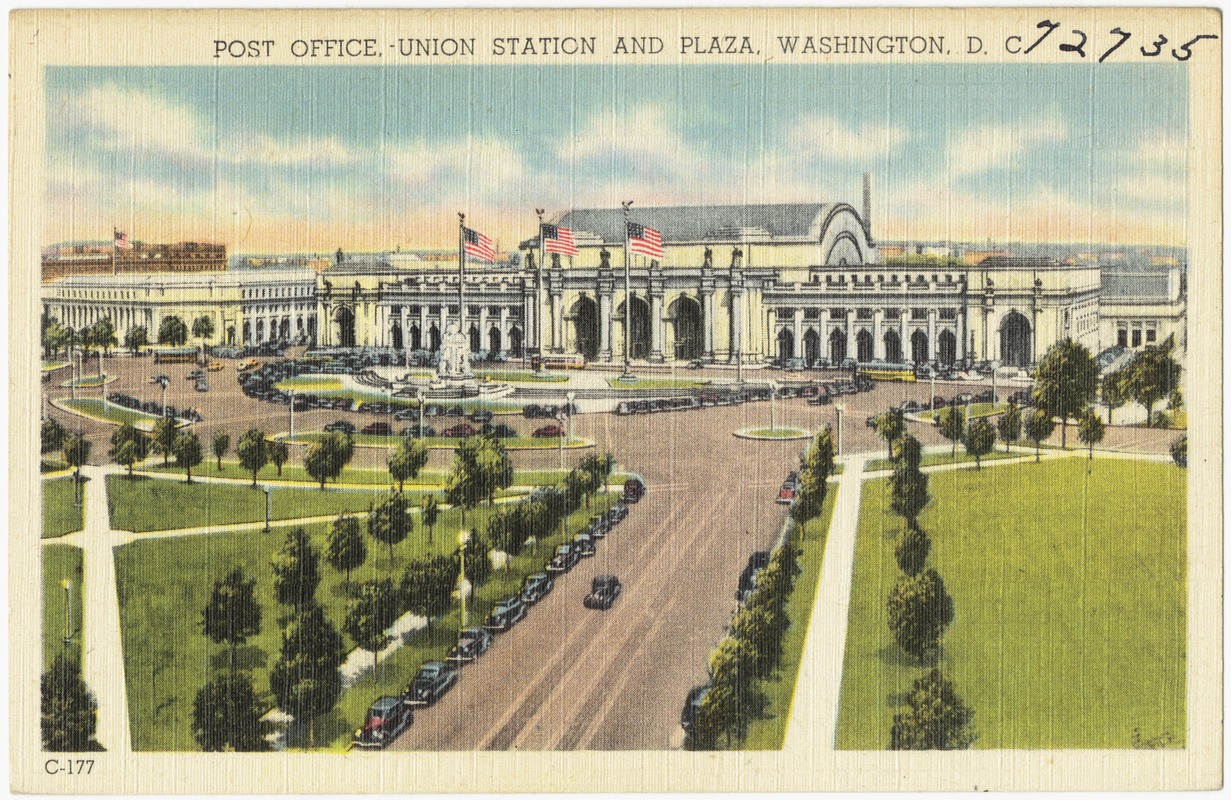 Post office, Union Station and plaza, Washington, D. C. Digital