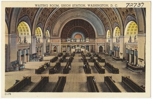 Waiting room, Union Station, Washington, D. C.