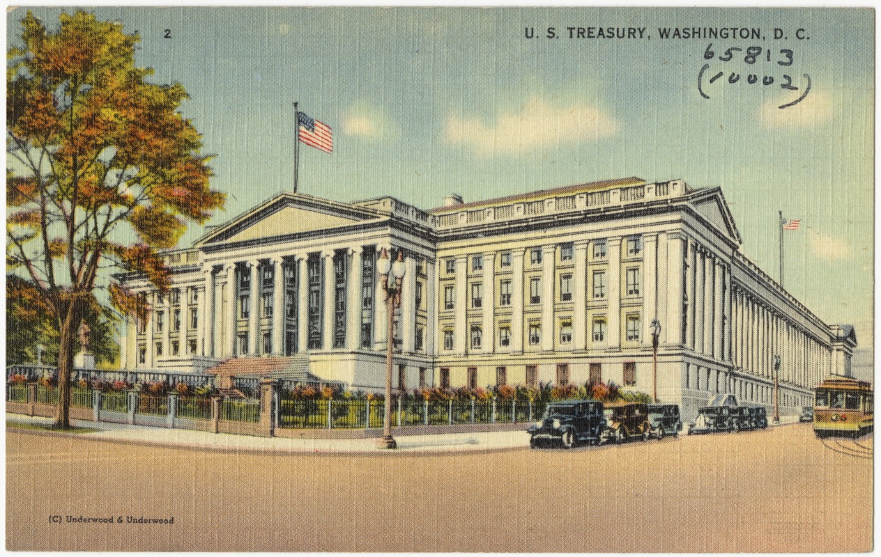 U. S. Treasury, Washington, D. C.