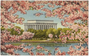 Lincoln Memorial through the Cherry Blossoms, Washington, D. C.