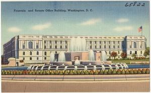 Fountain and Senate Office Building, Washington, D. C.