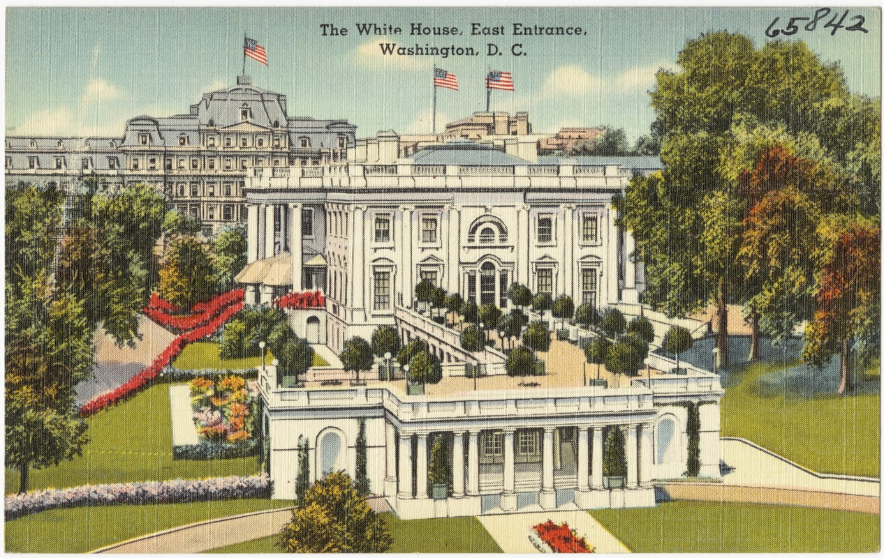 white house entrance