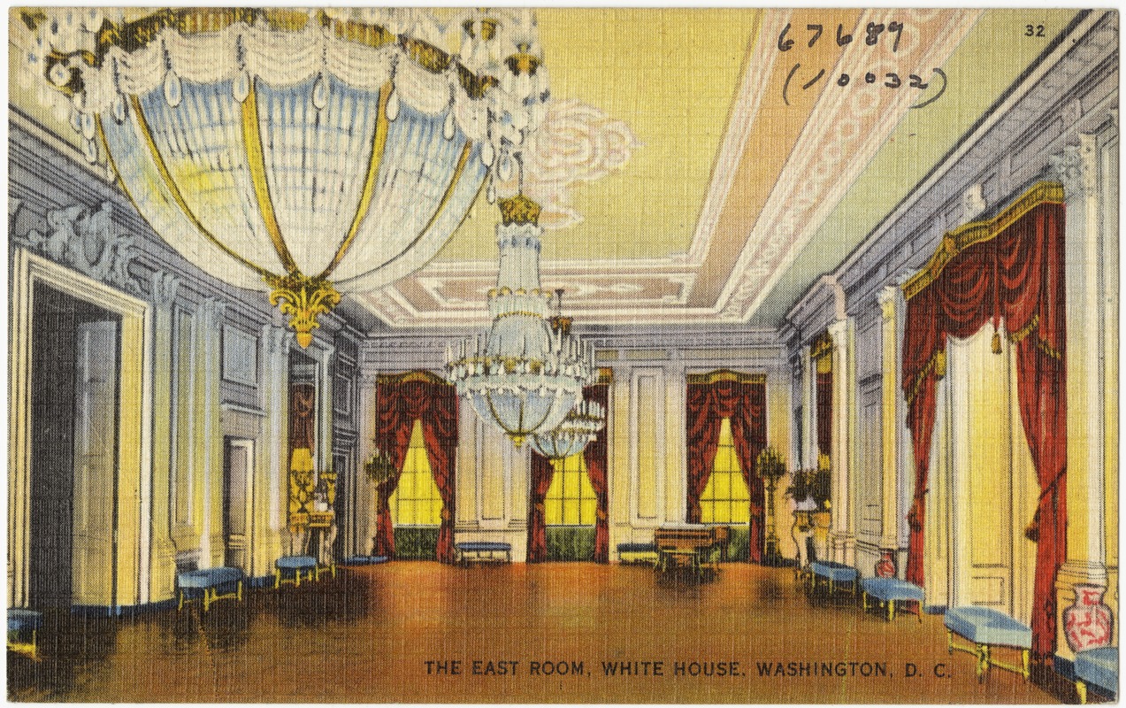 The East Room, White House, Washington, D. C.