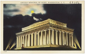 Lincoln Memorial by night, Washington, D. C.