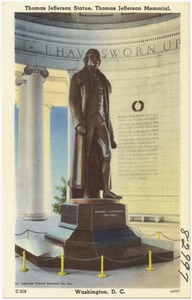 Thomas Jefferson Statue, Thomas Jefferson Memorial, Washington, D. C.