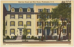 Blair-Lee House and Blair House, Washington, D. C.
