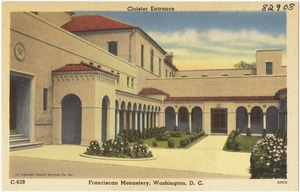 Cloister entrance, Franciscan Monastery, Washington, D. C.