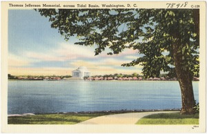 Thomas Jefferson Memorial, across Tidal Basin, Washington, D. C.