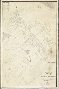 Plan of the real estate of Phillips Academy, Andover, Mass.