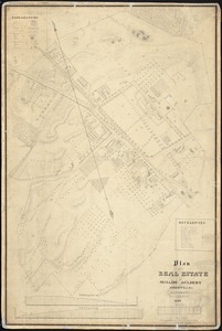 Plan of the real estate of Phillips Academy, Andover, Ms.