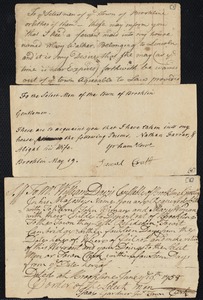 Notices to selectmen of arrival and departure of servants and other persons