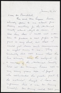 Letters about Ware’s speech on High Street Hill