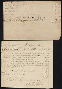 G. W. Stearns’ bills and receipts