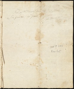 Tax list for 1788