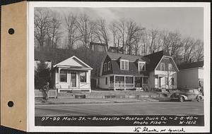 97-99 Main Street, tenements, Boston Duck Co., Bondsville, Palmer, Mass., Feb. 8, 1940
