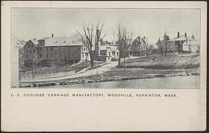 L.E. Coolidge Carriage Manufactory, Woodville, Hopkinton, Mass.