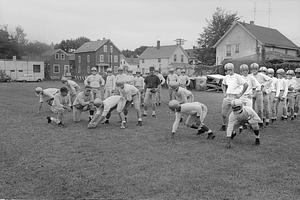 New Bedford High School football practice