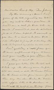 Letter from Zadoc Long to John D. Long, October 19, 1869