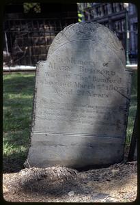 In memory of Mary Bumford, Wife of Thos. Bumford, who died March 3d 180 aged 21 years