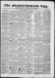 The Massachusetts Spy, and Worcester County Advertiser