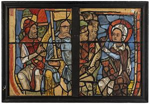 Detail from St. Catherine window - Angers. Used for book illustration