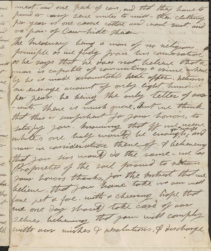 Mashpee Revolt, 1833-1834 - Declaration from Mashpee Indians, May 21, 1833