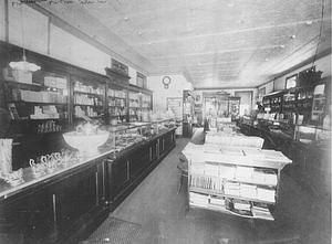 Interior of Gunn's Pharmacy