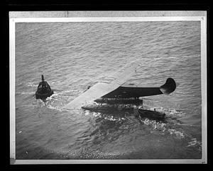 The "Friendship" N-X 4204 in the water anchored to a buoy