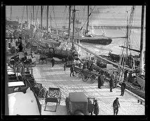 Fishing fleet in for Lent at South Boston Fish Pier