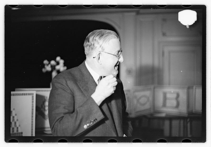 Ernest D. Chase pres., birthday card of stamps