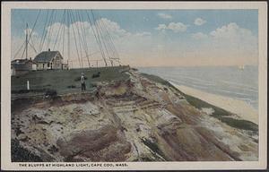 The bluffs at Highland Light, Cape Cod, Mass.