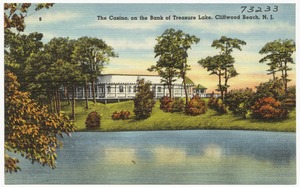 The Casino, on the bank of Treasure Lake, Cliffwood Beach, N.J.