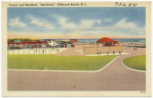 Tennis and handball, "Sportland," Cliffwood Beach, N.J.