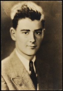 Portrait of young man in suit