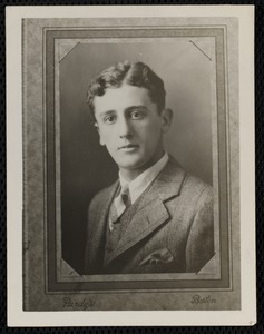 Portrait of young man, unidentified