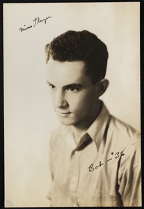 Portrait of young man, i.d. "Bob - 36"