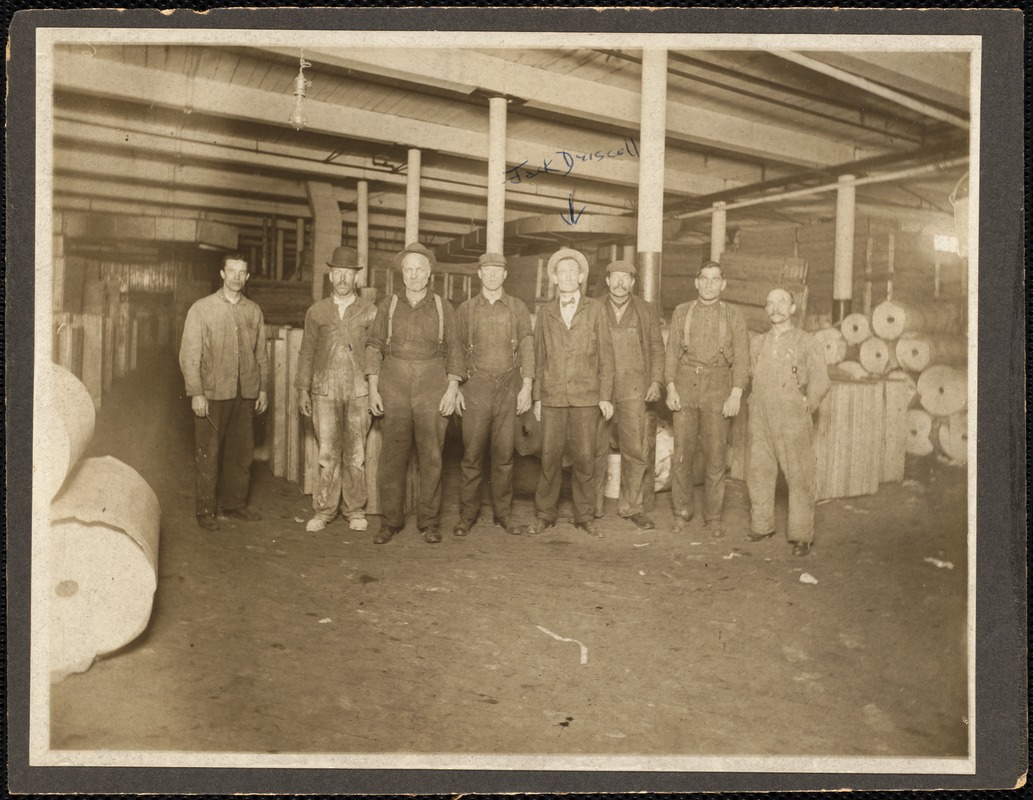 Merrimack Paper Mill shipping room