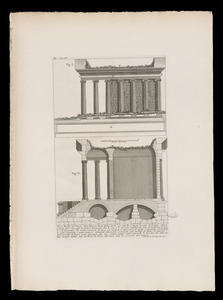 Fig. I. Profilo del Tempio della Fortuna Virile