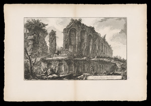 Rovine dell'Anfiteatro detto di Domiziano nell'orto de' monaci di S. Paolo d'Albano