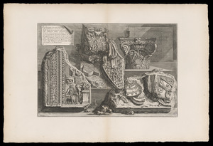 Fig. I. Frammento d'un antico bassorilievo nella villa Barberini a Castel Gandolfo