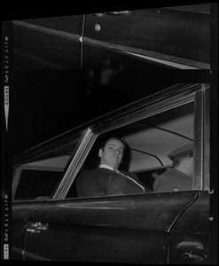 Albert DeSalvo seen in back seat of car