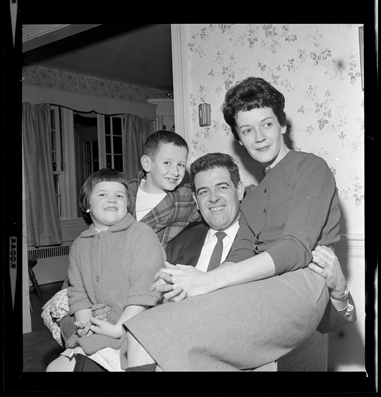 Assistant District Attorney Donald Conn of Melrose, prosecutor in the DeSalvo trial, enjoys a little relaxation with his family after the long trial