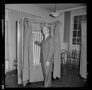 Sec. of State Kevin White heads into the polling booth