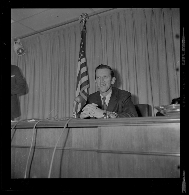 David Bartley, new House Speaker, during a press conference